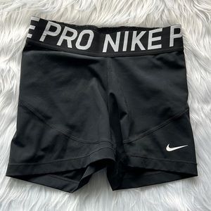 Nike Kids Black Spandex Bike Shorts